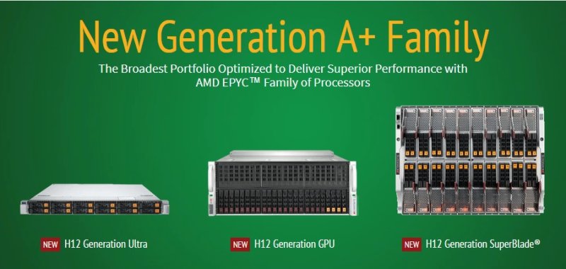 Supermicro new A+ family EPYC 2nd